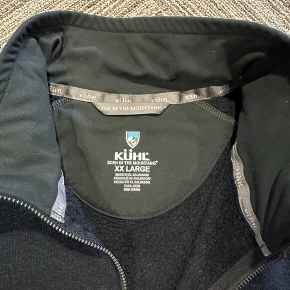 Men's Kuhl half zip sweater. XXL (fits more like XL) - Picture 2 of 3